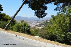 028- Malaga vue du Gibralfaro